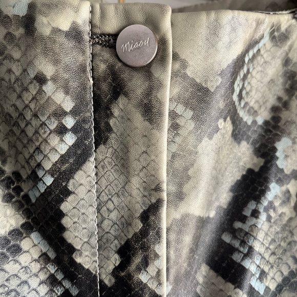 Miaou faux leather snake pants - Picture 5 of 6